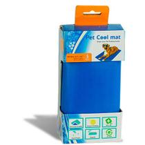 Tapete Gelado Rosa Pet Coll Mat” - P/M/G/GG Azul e Rosa