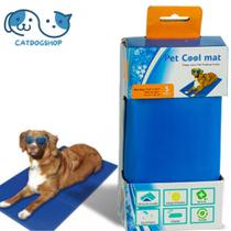 Tapete Gelado Rosa Pet Coll Mat” - P/M/G/GG Azul e Rosa - BravoPet