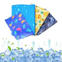 Tapete Gelado Térmico Estampado Para Cachorro Gato Pets P