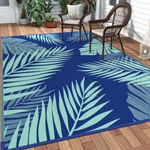 Tapete GENIMO 183x274 cm impermeável reversível para pátio externo Tapete GENIMO 183x274 cm impermeável reversível para pátio externo