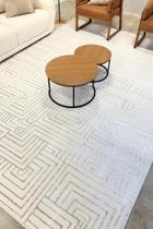 Tapete Genova Off White 2,50X3,50m - Modelo V01