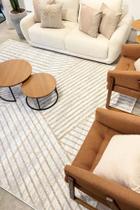 Tapete Genova Off White 2,50X3,50m - Modelo V07