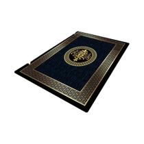 Tapete Geométrico Grande Preto E Dourado, Luxo Nórdico Para Sala De Estar, Quarto, Sofá E Mesa,