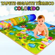 Tapete Gigante Educativo Para Bebê 180x120 e 90x120 De Atividades Infantil Tatame Térmico