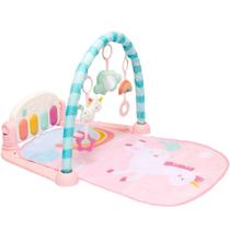 Tapete Ginasio De Atividade Para Bebê Unicornio Toca Piano E Arco Divertido Montessori - BUBA