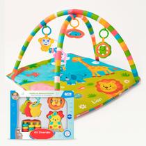 Tapete Ginásio De Atividades Bebê Com Chocalhos E Mordedores Tapete Ginásio De Atividades Bebê Com Chocalhos E Mordedores