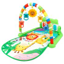 Tapete Ginásio Infantil Para Bebês Macio Com Piano Móbile E Brinquedos