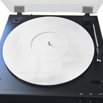 Tapete giratório Axiom Home em acrílico branco para disco de vinil de 12"
