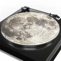 Tapete giratório Qehuruxo Lunar Surface Print 29,5 cm preto Tapete giratório Qehuruxo Lunar Surface Print 29,5 cm preto