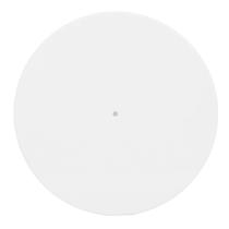 Tapete giratório Zopsc Acrylic para toca-discos de 12 polegadas