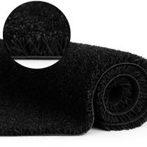 Tapete Grama Sintética Preta 12mm Artificial Decoração Festas Eventos Jardim Pisos Colorida 0,50m2 100cm x50cm.