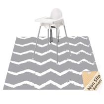 Tapete grande antiderrapante impermeável WOMUMON de 130 x 130 cm