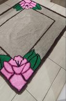 Tapete Grande para Sala de Estar Sofisticado e Toque Suave Personalizado Luxo Macio e Lavável