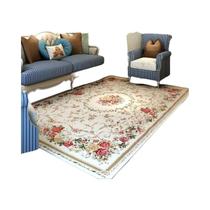 Tapete Grande Retrô Com Estampa Floral Lavável Para Quarto Infantil, Tapete De Chão Para Casa, Sofá