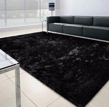 Tapete grande sala e quarto 2,0 x 1,4 m peludo pelo alto 2,0 x 1,4 m preto Tapete grande sala e quarto 2,0 x 1,4 m peludo pelo alto 2,0 x 1,4 m preto