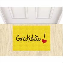 Tapete Gratidão Para Portas de Entradas Salas e Quartos. Tapete Gratidão Para Portas de Entradas Salas e Quartos.