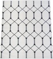 Tapete GRID 2,00x2,50m Preto e Branco Geometrico