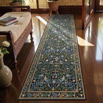 Tapete Hallway Runner Morebes Boho Floral 2,5 m x 2,4 m azul marinho Tapete Hallway Runner Morebes Boho Floral 2,5 m x 2,4 m azul marinho