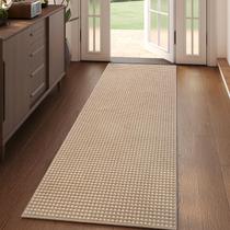 Tapete Hallway Runner YDKGL Boho Woven 60x150cm lavável marrom