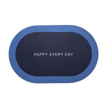 Tapete Happy Para Banheiro Super Absorvente Antiderrapante 58 X 38cm