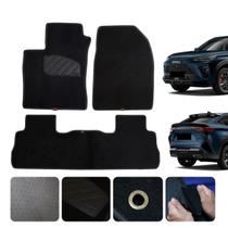 Tapete haval h6 2023 2024 2025 2026 Kit Carpete Premium Linha Exclusiva Jg Completo Ouro Lindo