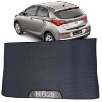 Tapete Hb20 12 a 20 Emborrachado Porta Malas Corte Sob Medida Acessório Carro Encaixe Perfeito