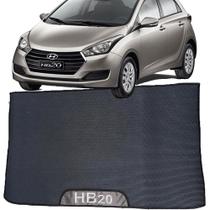Tapete hb20 2012 a 2019 hatch emborrachado para porta mala malas especifico do carro