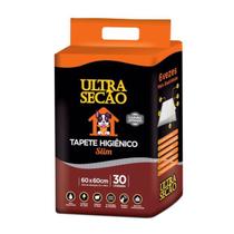 Tapete Higiênico 60x60 Cachorro Ultra Secão Slim Carvão 30un