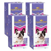 Tapete Higiênico 80x60cm Confort Pads C/ 30 Unidades KIT 4 Unidades