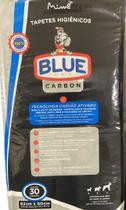 Tapete higienico blue carbon 30un 82x60 carvao ativado 5 cam