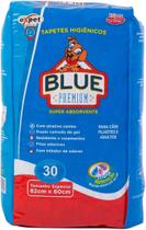 Tapete Higiênico Blue Premium Para Cães 82x60cm com 30 Unidades
