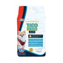 Tapete Higiênico Blue Tico Pads Slim para Cães de Porte Pequeno - 30 Unidades - Blue / Tico Pads