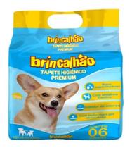 Tapete higiênico brincalhão premium 6 unidades