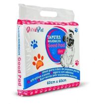 Tapete Higiênico Cães 60x60 cm 30 uni com Atrativo Canino