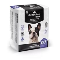 Tapete Higiênico Cães ConfortPad Black Anti Odor 80x60cm 7un