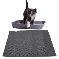 Tapete Higiênico Coletor para Caixa de Areia de Gatos Lavável 60x43cm - DLM.SMART10