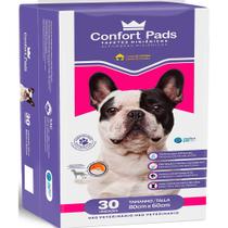 Tapete higiênico Confort Pads (80X60cm) 07 unidades - Branco - Confort Pet