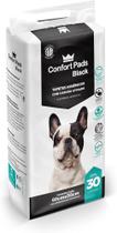 Tapete Higiênico Confort Pads Black com Carvão Ativado 55x60cm - Embalagem com 30 Unidades
