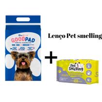 Tapete higienico good pad 60x60 30 UN + Lenço Pet Smelling
