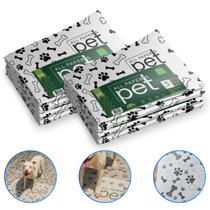 Tapete Higiênico Jornal Pet Atóxico e Biodegradável Pacote 2kg Com 120 Unidades - All Papers Pet