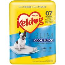 Tapete Higiênico Keldog Slim Odor Block C/7 Unidades