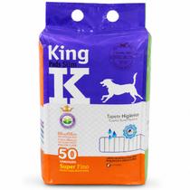 Tapete Higiênico King Pads Slim 60x55cm 50Un Alta Absorção Tapete Higiênico King Pads Slim 60x55cm 50Un Alta Absorção