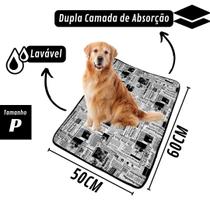 Tapete Higiênico Lavável para Cachorro Pequeno Jornal - Pró Canine