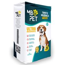 Tapete Higiênico MB PET Premium Ultra Absorvente 30 Unidades