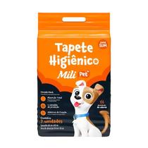 Tapete Higiênico Mili Pet Super Slim Pct C/ 7 Camada Black