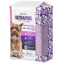 Tapete Higiênico P/ Cães 6 Camadas Aroma Lavanda Ultra Pads 60x60 30 Und