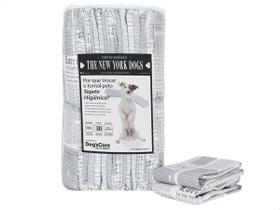 Tapete Higiênico P/cães Jornal The New York 55x60cm - 30 Un