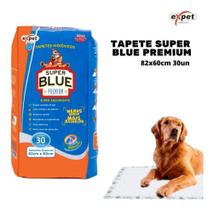 Tapete Higiênico P Pet Super Blue Premium 30 Un - 82x60 Cm