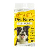 Tapete Higiênico para Cachorro 80x60 Pet News 30un/ Brincalhão