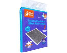Tapete Higiênico Para Cães Akol Dog Carvao 60x80 Com 7un Tapete Higiênico Para Cães Akol Dog Carvao 60x80 Com 7un
